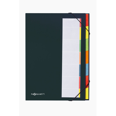 PAGNA Deskorganizer A4 44171-04 noir 7 compart.