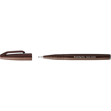 PENTEL Brush Sign Pen SES15C-E3X dunkelbraun