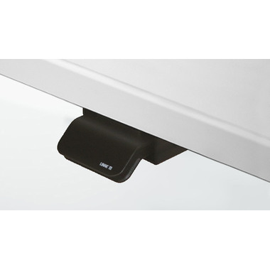 APOLLO Bürotisch ONE 120x67cm VXMST612/W/S weiss/silber, elektrisch