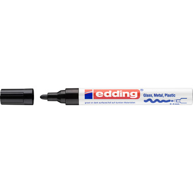 EDDING Paintmarker 750 2-4mm 750-1 CREA schwarz
