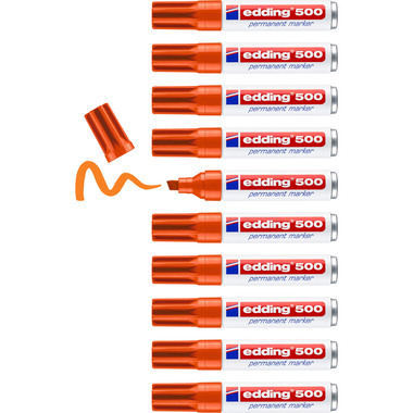 EDDING Permanent Marker 500 2-7mm 500-6 orange