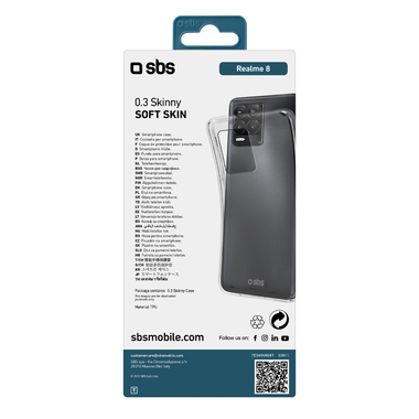 Transparent TPU cover for Realme 8