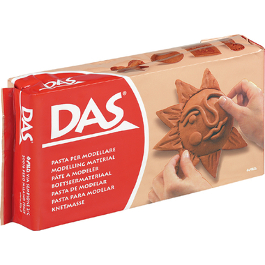 DAS Modelliermasse 1000g 387600 terracotta
