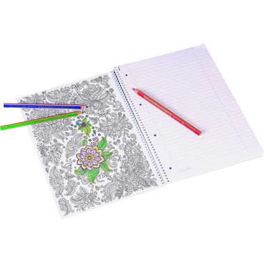 BRUNNEN Collegeblock Student A4 1067427 liniert mit Rand 80 Blatt