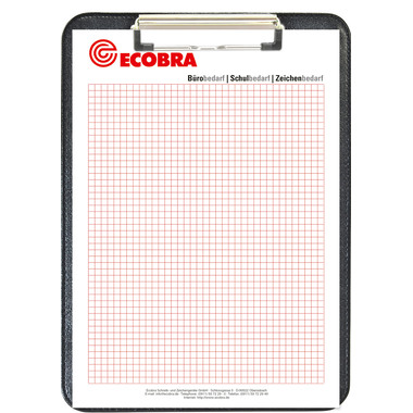 ECOBRA Sous-main A5 789251 noir portraît