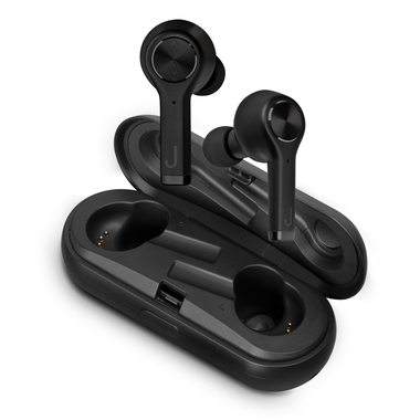 Drahtlose Stereo-Ohrhörer aus Metall mit 420-mAh-Ladebox, Wireless V5.0, Touch-Steuerung und automatischer Musikwiedergabe Play /Pause