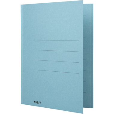 BIELLA Einlagemappe m. Klappe A4 25040105U blau 240g/m2 50 Stück