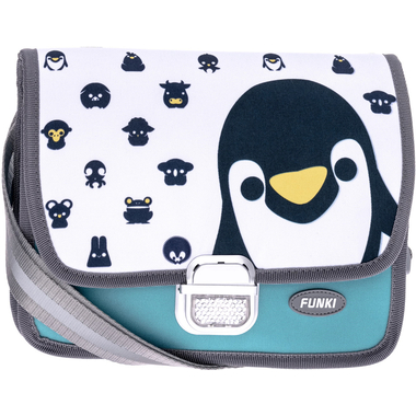 FUNKI Sac pour l'école kids blanc S6020.007 PenginMin. 26x20x70cm