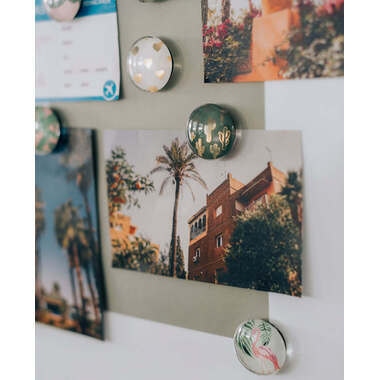 I AM CREATIVE Calamita natura Let`s Organize MAA4035.61 Vetro, 3x1cm 6 pezzi