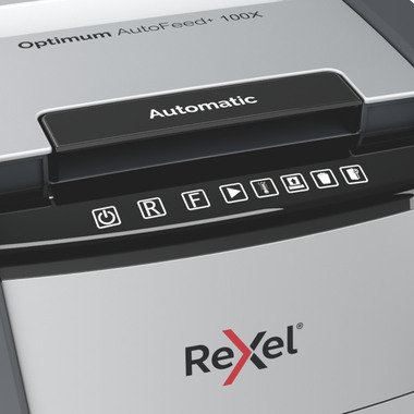 REXEL Destructeur docu. Optimum AF+ 2020100XCH 100X, P-4, 34lt