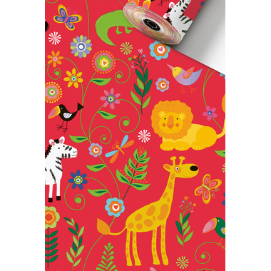 STEWO Geschenkpapier Gamba 2522815420 0.5x250m rot