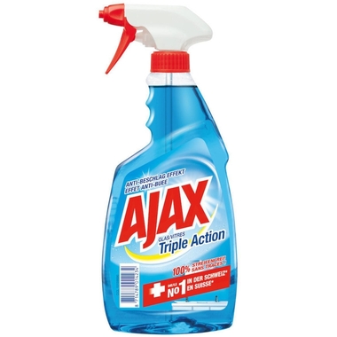 AJAX Glasreiniger 812221 Triple Action, Duo-Pack