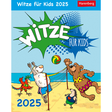 HARENBERG Abreisskalender 2025 3309851+25 Witze für Kids DE 12.5x16cm