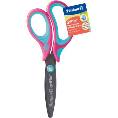 PELIKAN Schere Griffix 819022 Lovely Pink, Rechtshänder