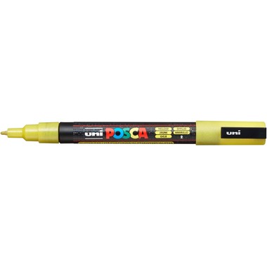 UNI-BALL Posca Marker 0.9-1.3mm PC-3ML YELLO giallo glitter