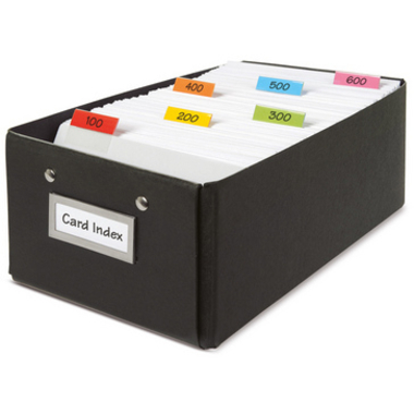 3L Index tabs 10x150mm 10502 5-colori, autoadesivo 5 pezzi