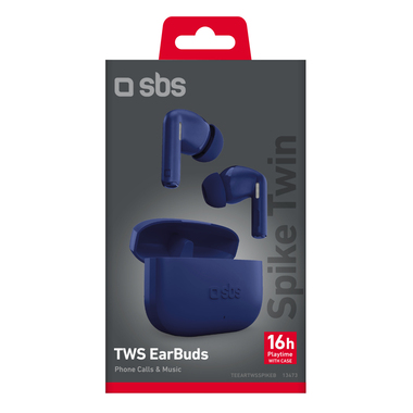 Écouteurs TWS Twin Spike sans fil avec étui de recharge | SBS
