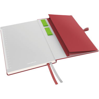 LEITZ Taccuino Complete A5 44770025 quadrettato rosso