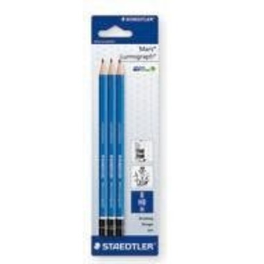 STAEDTLER Crayon MARS 3B 100-3B Lumograph 100