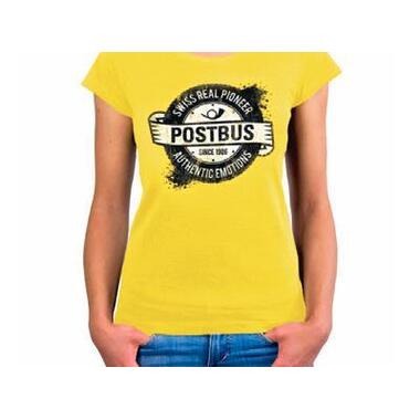 Tshirt yellow ladies Heidi PostAuto S Size S