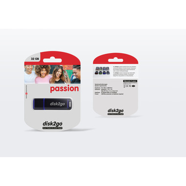 DISK2GO USB-Stick passion 2.0 32GB 30006492 USB 2.0