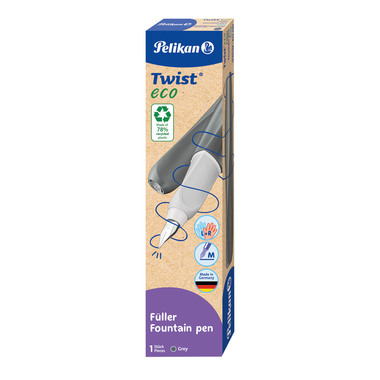 PELIKAN Stylo plume Twist eco M 822220 Grey