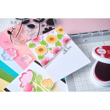 SIZZIX Stempel 666994 Whimsy Bloom 22 Stück