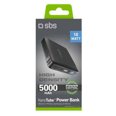 Batterie externe SBS 5000 mAh ultra compacte | SBS
