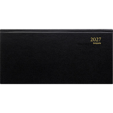 BREPOLS Agenda Breprint Lima Kul. 2027 0.074.1255 1W/2S schwarz 16.6x8.1cm