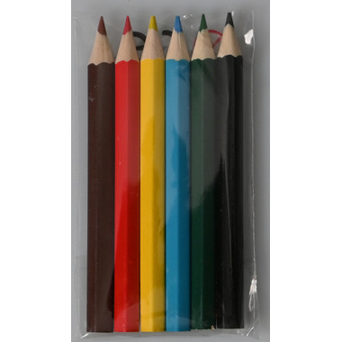 ROOST Matite colorate mini KL320 4,5x8,7cm 6 pezzi