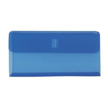 BIELLA Clip transperant 273602.05 blue, bag with 25 pcs.