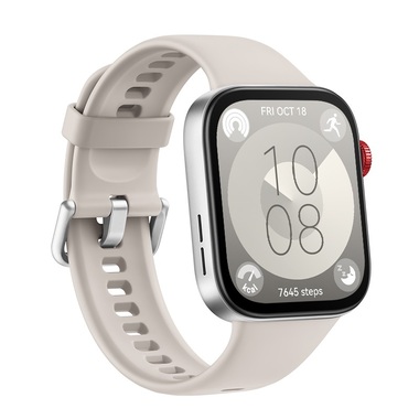 HUAWEI Watch Fit 3 Fluoroelastomer Strap Moon White