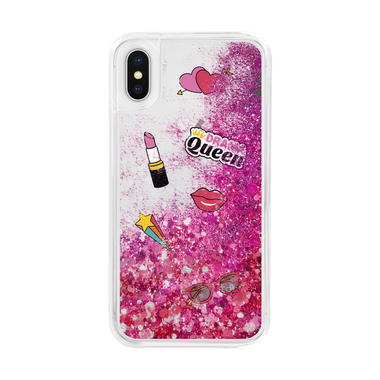Cover rigida con glitter per iPhone XS Max