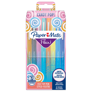 PAPERMATE Faserschreiber Flair 0.7mm 2061395 Candy Pop 16 Stück