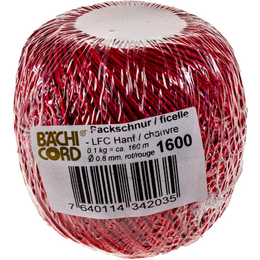 BAECHI Packschnur LFC rot 541016041 160m 0,8mm