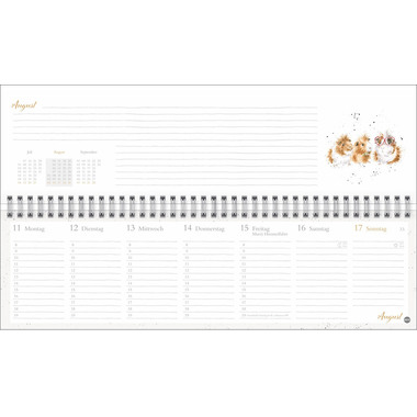 HEYE Wochenplaner Hannah 2025 23475+25 DE 32.5x9.3cm