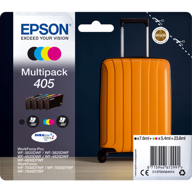 EPSON Multipack Encre 405 CMYBK T05G64010 WF-7830DTWF 4-color