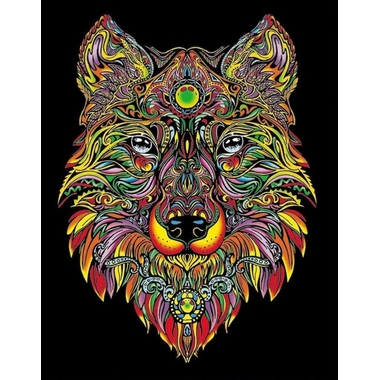 TATARUGA Image de velours A4 S10 loup