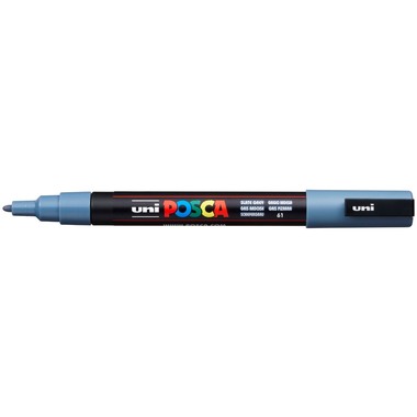 UNI-BALL Posca Marker 0,9-1,3mm PC3MSLATEGRE grigio scuro