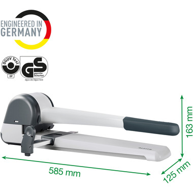 LEITZ Perforateur Super 25mm 51820084 gris clair 250 feuilles