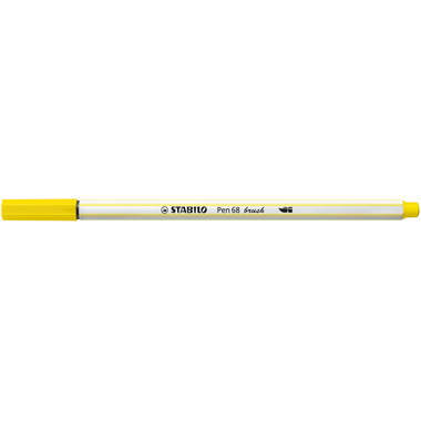 STABILO Penna Fibra 68 brush 568/24 giallo limone