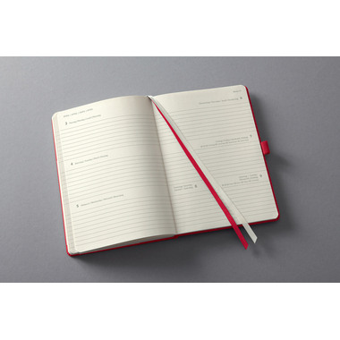 CONCEPTUM Calendario settimanale 2025 C2564 1S/2P rosso 21.3x14.8cm