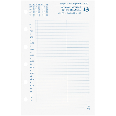 SUCCES Agenda Junior 2027 842209000027U 1J/1P recharge 8x12.5cm
