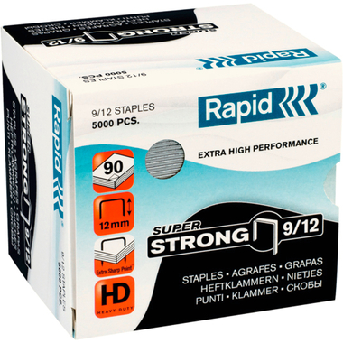 RAPID Agrafes SuperStrong 9/12 mm 24871400 galvanisé 5000 pcs