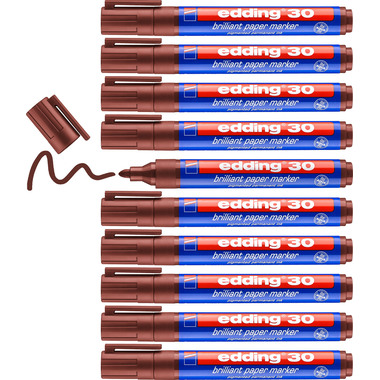 EDDING Permanent Marker 30 1,5-3mm 30-7 brun