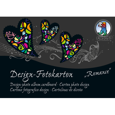 URSUS Cartone foto blocco Romance A6 11426499SE 300g,60 Motivi 60 fogli