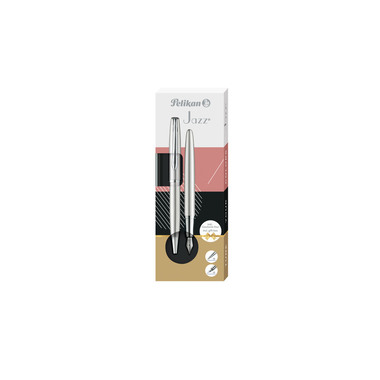 PELIKAN Füllhalter&Kugelschreiber 821919 Jazz Noble Elegance Silber