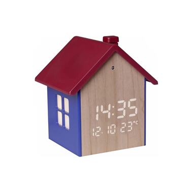 Sveglia digitale TFA Dostmann a forma di casetta