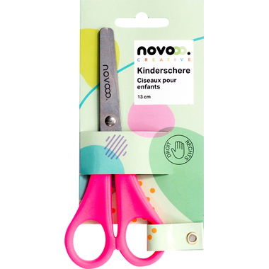 NOVOOO Kinderschere 13cm E-120591 MTH für Rechtshänder assortiert