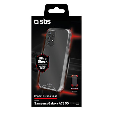 Cover rigida con bordi rinforzati per Samsung Galaxy A73 5G